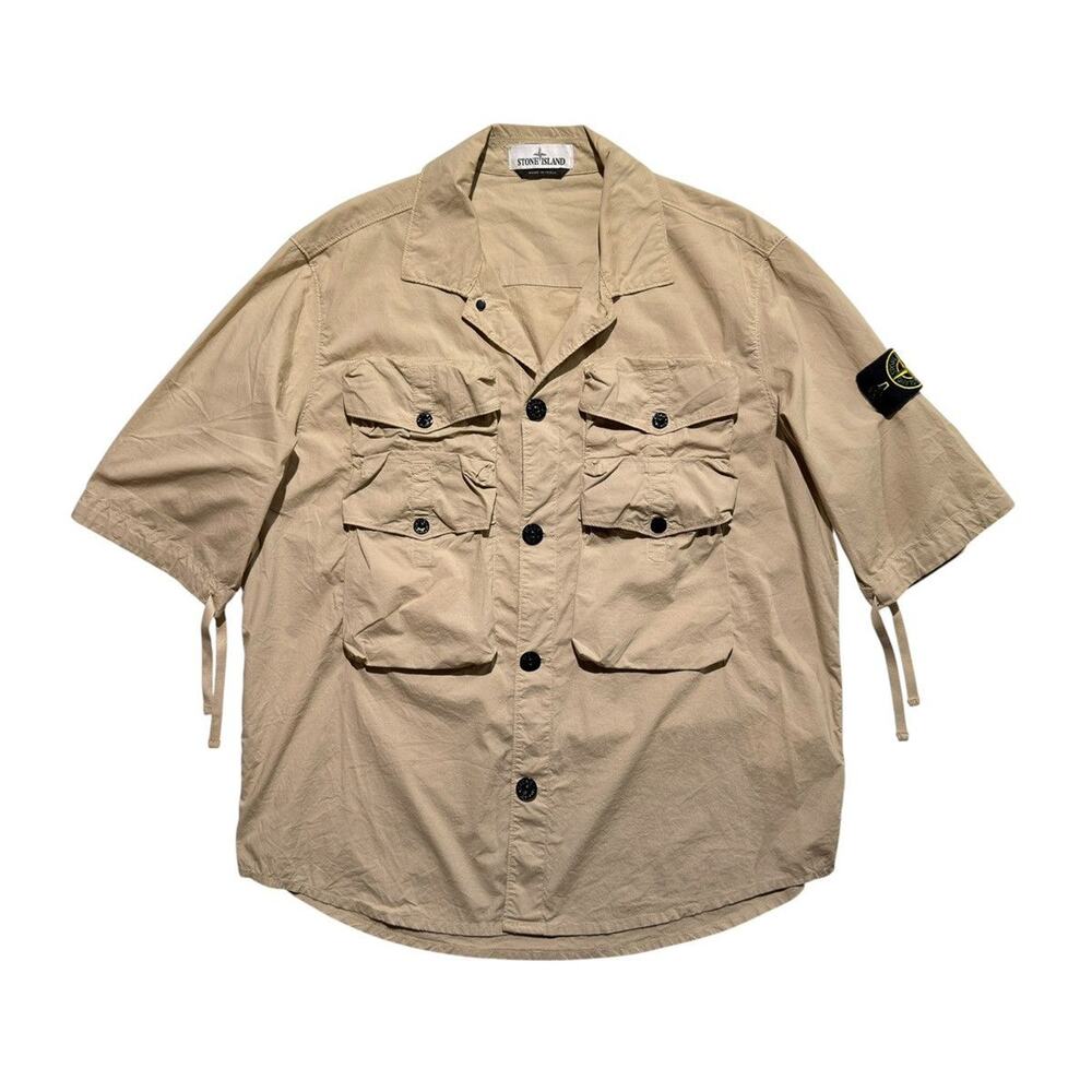 Utility cargo 3D pocket shirt